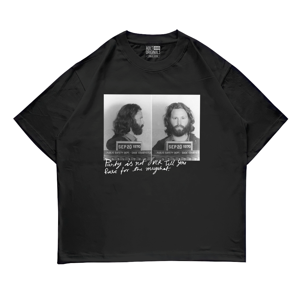 Jim Morrison Mug Shot - Oversized - ADLT