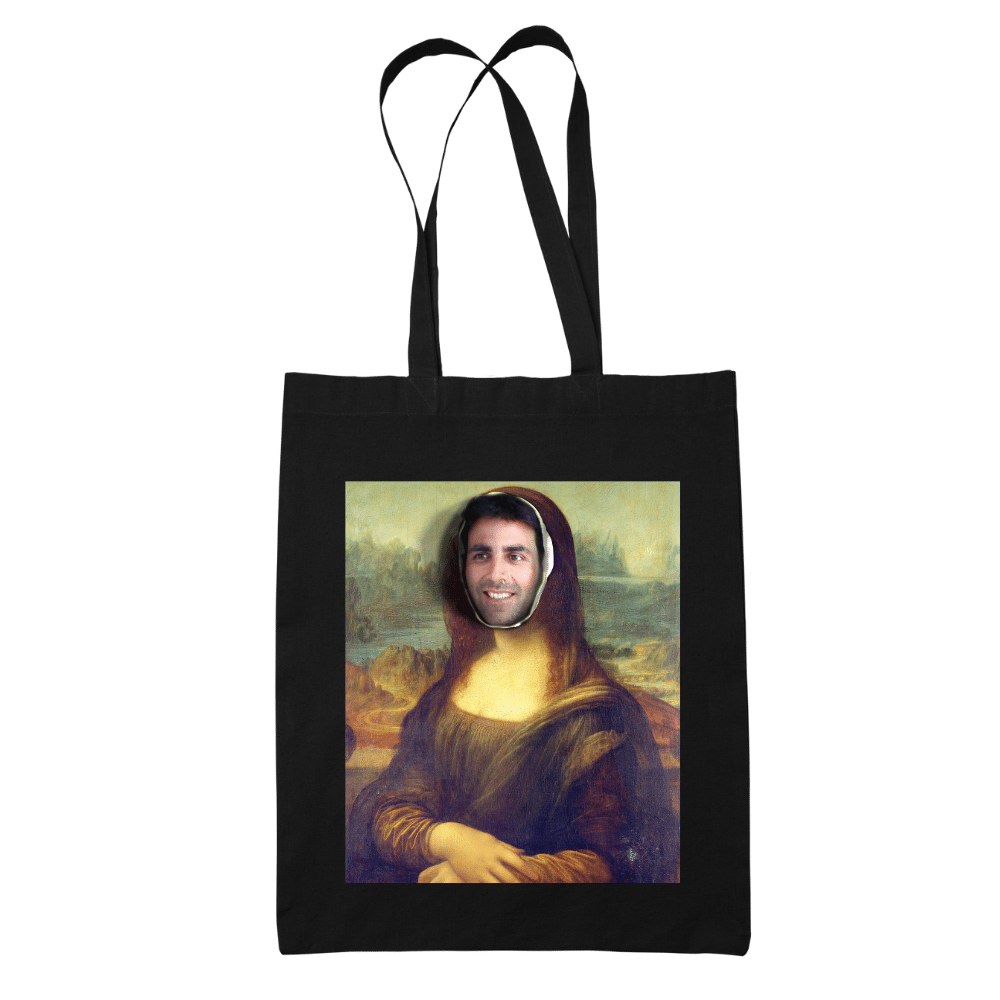 Mona Lisa ft Raju Tote Bag