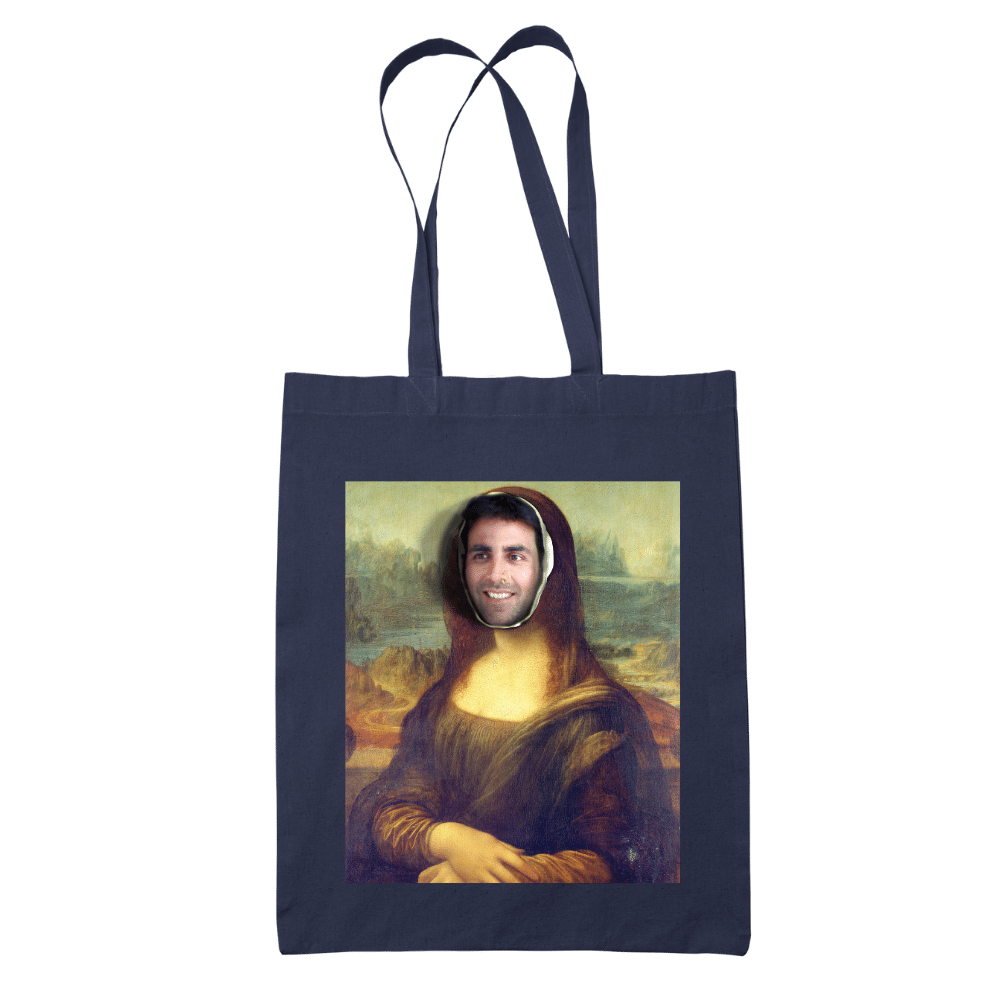 Mona Lisa ft Raju Tote Bag