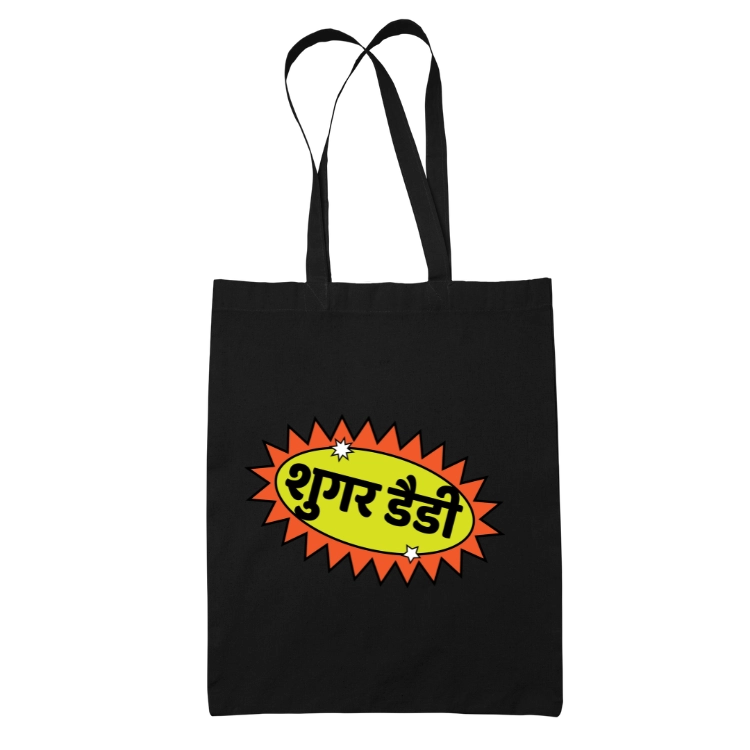 Sugar Daddy Hindi Tote Bag