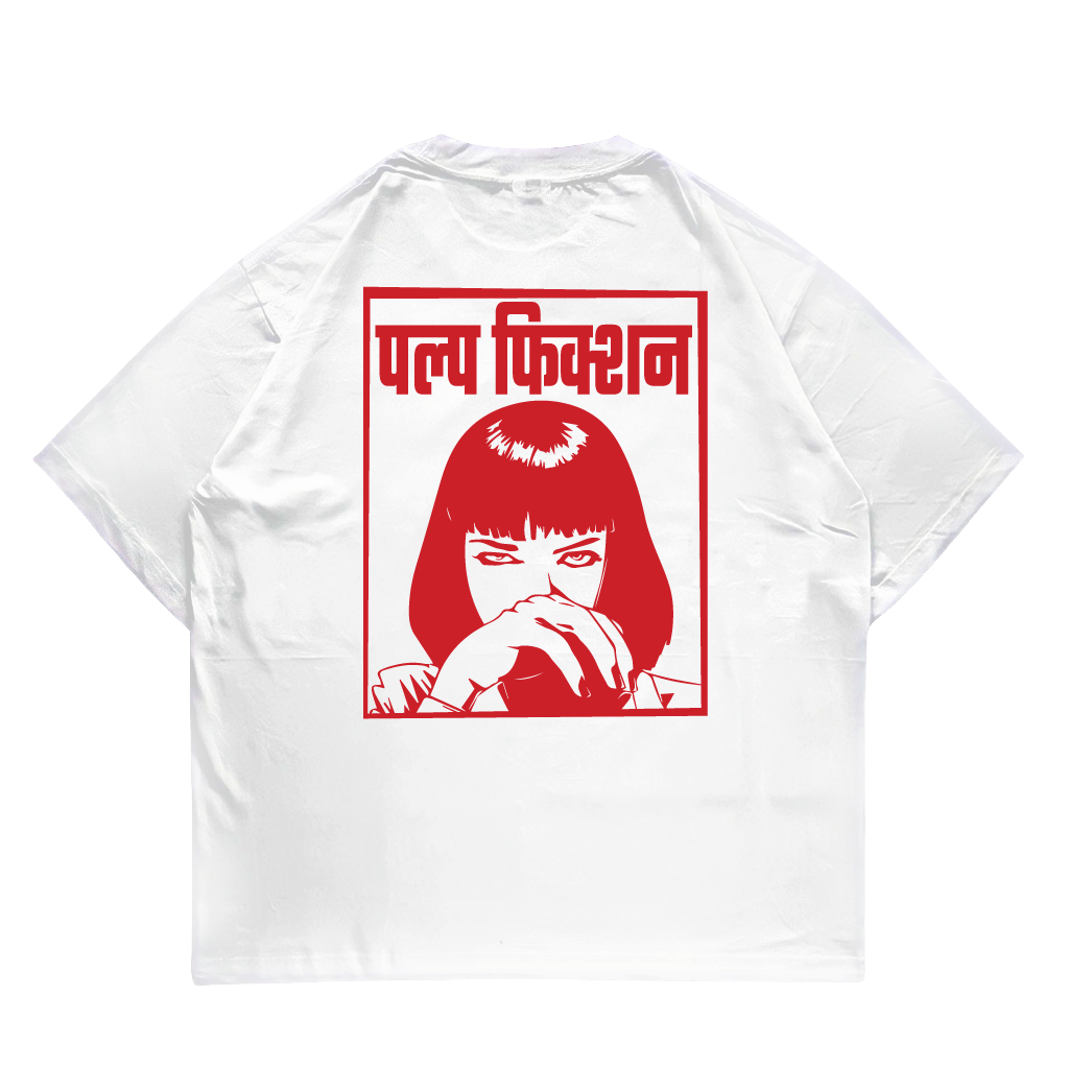 Pulp Fiction - Blood Red Oversized - ADLT