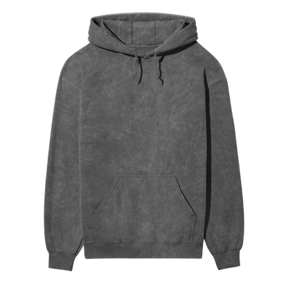 Acid Wash Plain Grey Hoodie (Super Sale)
