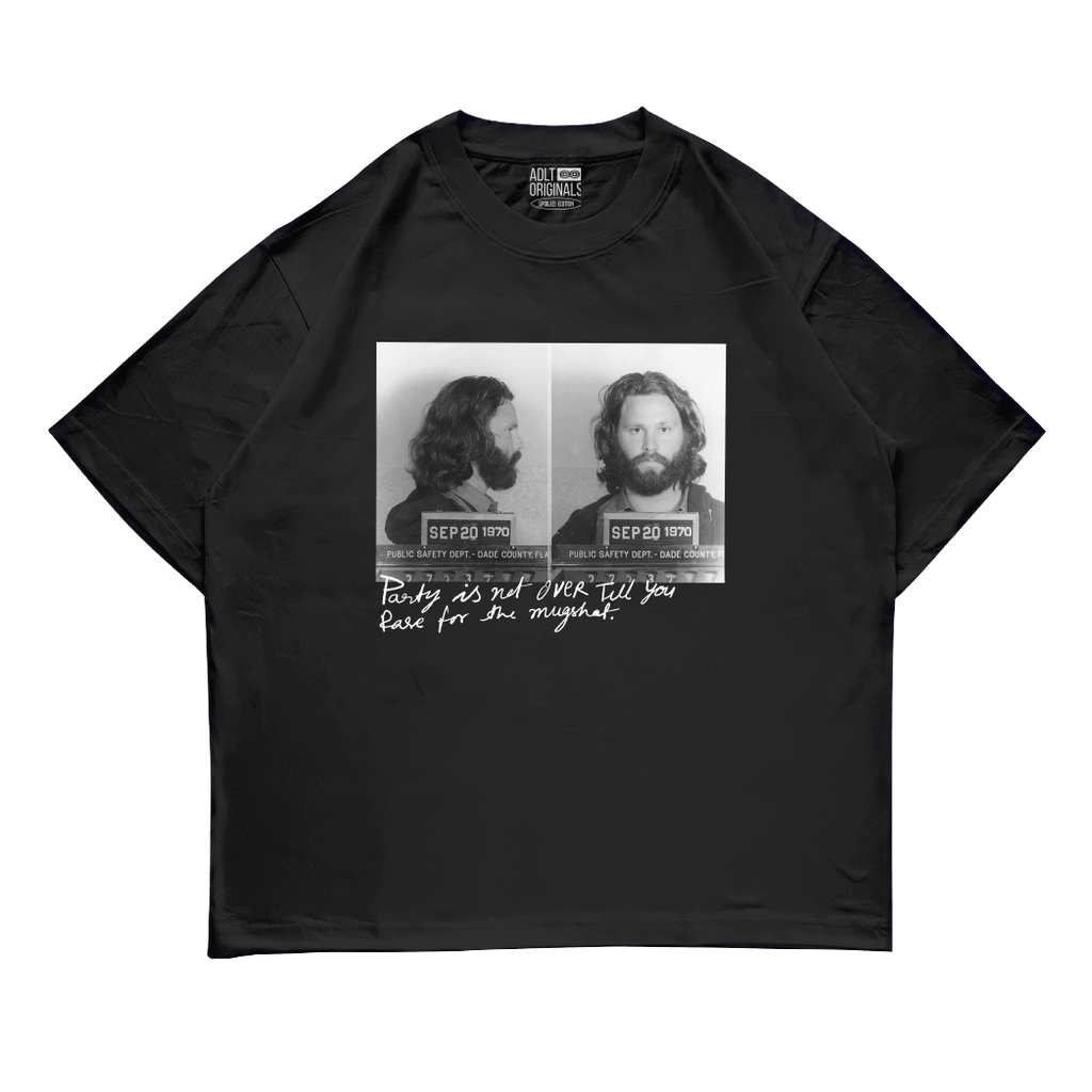 Jim Morrison Mug Shot - Oversized - ADLT