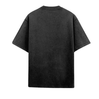 Acid Wash Plain Black - Oversized