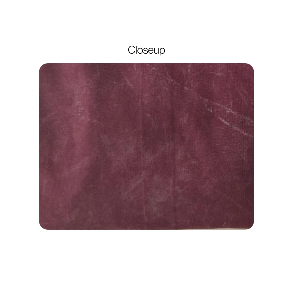 Acid Wash Plain Maroon - Oversized