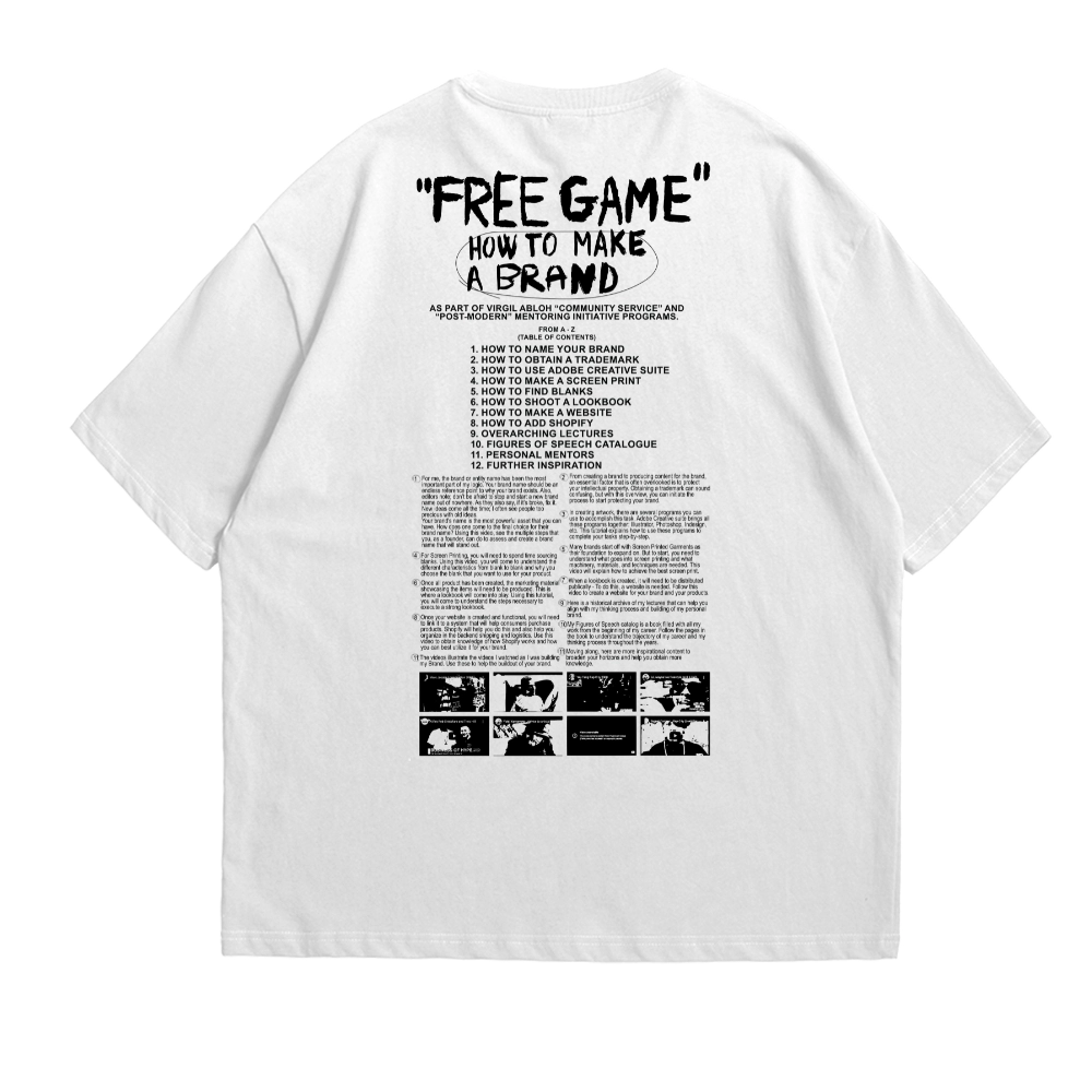 Virgil Abloh Feee Game - Oversized