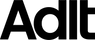 Black 'Adit' logo on a white background