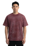 Acid Wash Plain Maroon