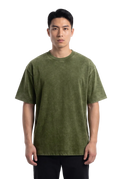 Acid Wash Plain Olive Green