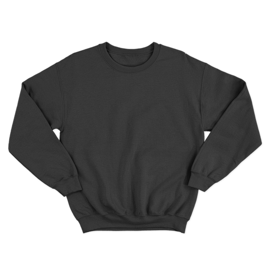 Basic Black Sweatshirt - ADLT