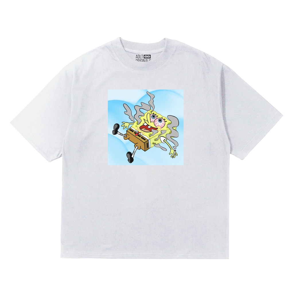 Sponge Bob Square Hight White Tshirt